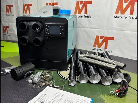 Первый запуск и инструкция к автономному отопителю 8 квт 12/24/220в с пультом и обратной связью