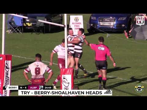 2019 Group 7 RL 1st Grade Round 14 Highlights - Berry-Shoalhaven Heads vs Albion Park-Oak Flats