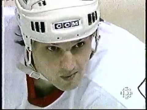 Jets vs Flames April 6 1996 period 1- Hockey Night in Canada (VHS)