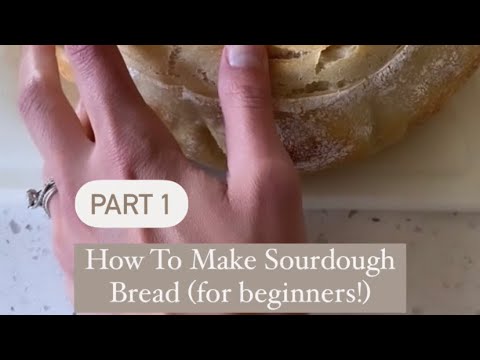 How to make SOURDOUGH bread for beginners! (Easy)