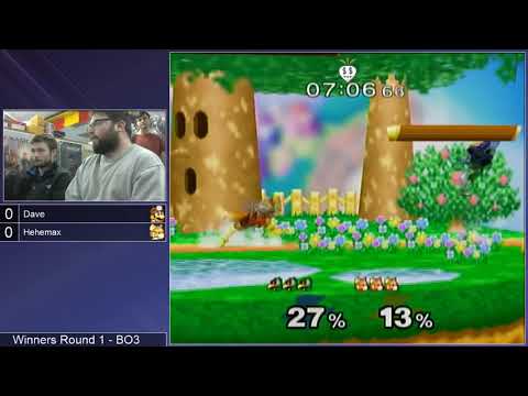 GSS 102 SSBM - Dave (Doc, Falco) vs. Hehemax (Fox) - Melee WR1