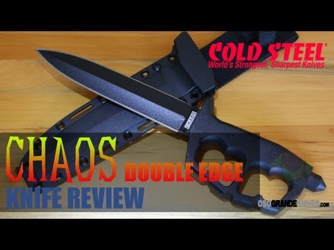 Cold Steel Chaos Double Edge Trench Knife 80NTP Review | OsoGrandeKnives com