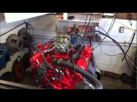 Mopar 340 on dyno pretty close to stock