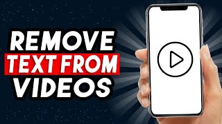How To Remove Text From Video On Mobile (EASY & FAST!)