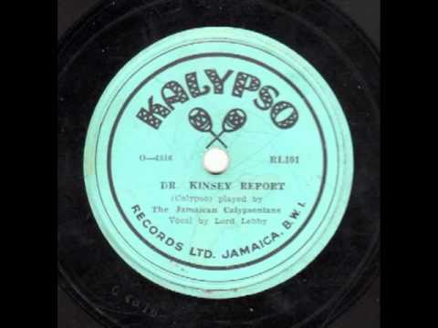 Dr. Kinsey Report [10 inch] - Lord Lebby and The Jamaican Calypsonians