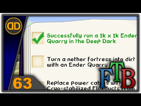 FTB SkyFactory 2.5 - Wahnsinn! Die 1000 x 1000 Ender Quarry  #63 [Let's Play] [deutsch / german]