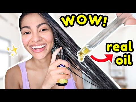 I left ARGAN OIL on my hair OVERNIGHT & THIS HAPPENED!...