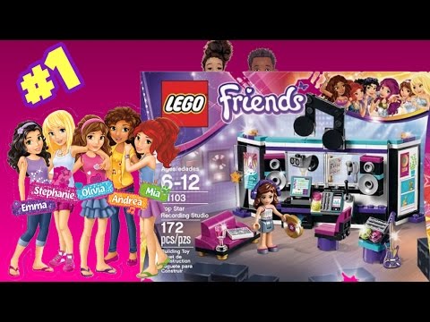LEGO FRIENDS SETS (POP STAR RECORDING STUDIO) | SUPERKOOLKIDZTV