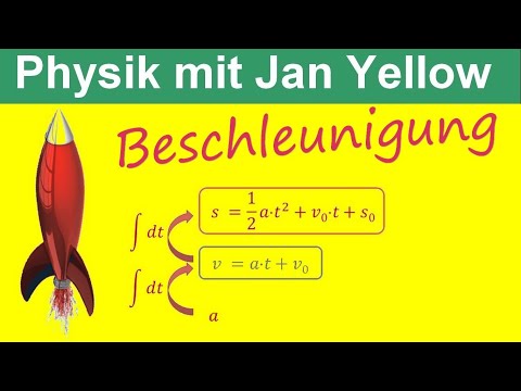 Die 3 wichtigsten Beschleunigungs-Gleichungen