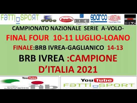 Bocce Campionato Nazionale Serie A - Volo : BRB Ivrea Campione d'Italia 2021