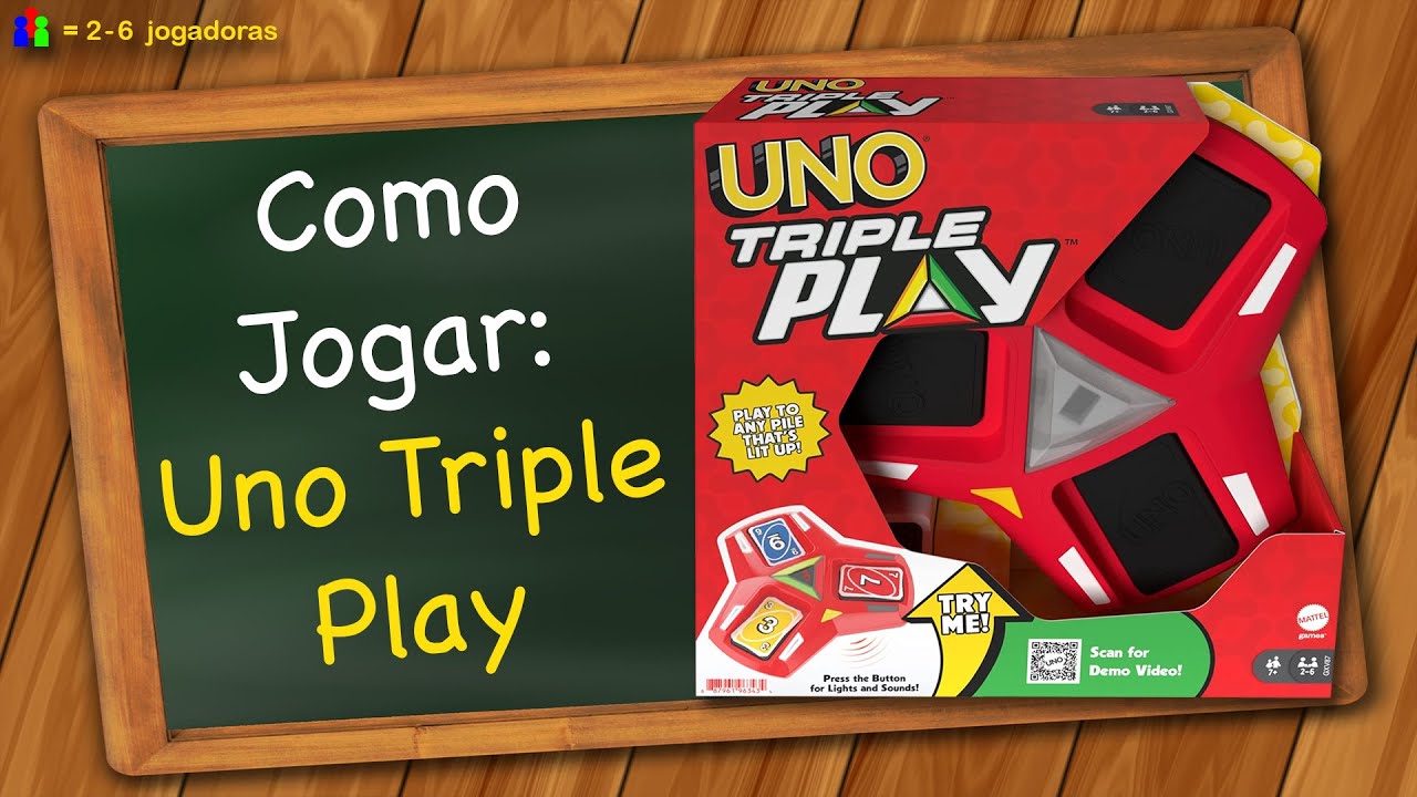 Como jogar Uno Triple Play