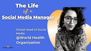 The Life of a Social Media Manager Podcast- Diya Banderjee from the World Health Organization (WHO)