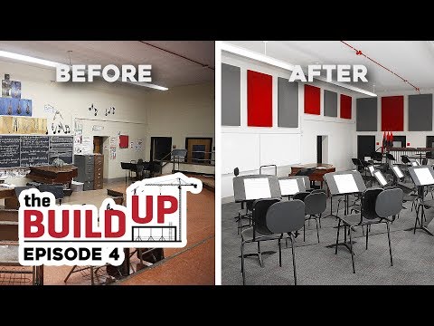 ビルドアップ：第4話「高校のリノベーション暴露とレイブンズ戦のハーフタイムパフォーマンス (The Build Up: Episode 4 - High School Renovation Reveal and Ravens Game Halftime Performance)