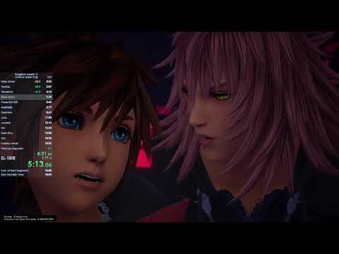 KH3 PS5 - Crit LV1 Data Org Speedrun Any% (16:15 Loadless) World Record