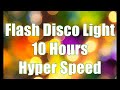 10 Hours FLASH LIGHTS DISCO LIGHT LED Simulator 1 HOUR Party Atmosphere