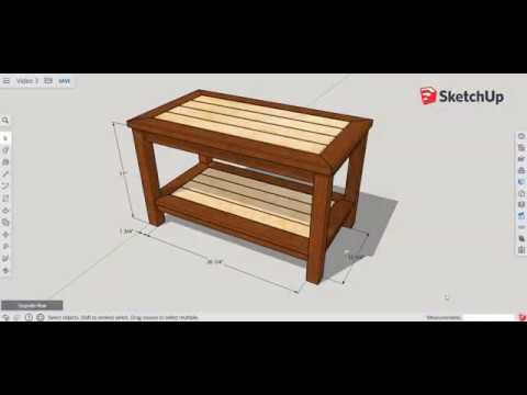 SketchUp Free for Woodworkers, Extreme Basics Video 3