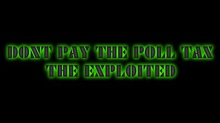 don t pay the poll tax the exploited + tablatura (bass cover)