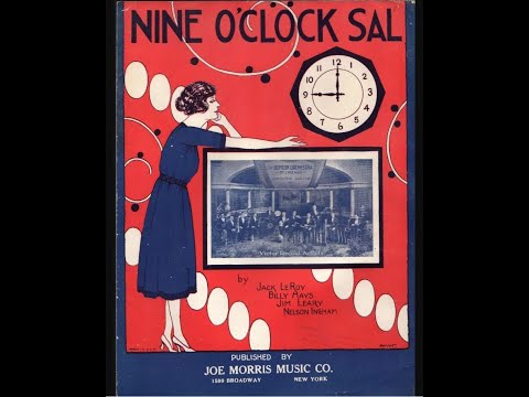 Ted Weems and His Orchestra "Nine O'Clock Sal" (1924) Victor 19258 Roaring '20s dance music, 78 rpm