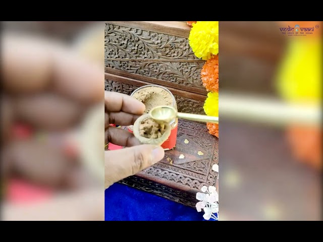 Javadhu sacred Powder for puja, Yagya, Cleansing and Purifying Space video