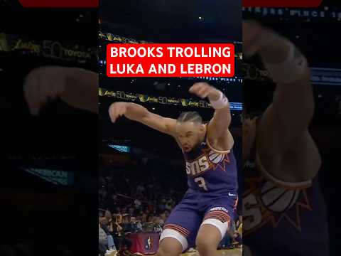 Dillon Brooks trolling Luka and LeBron 😂