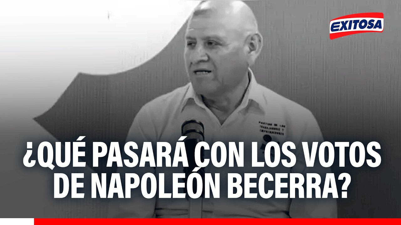 🔴🔵 ¿Qué pasará con los votos de Napoleón Becerra?