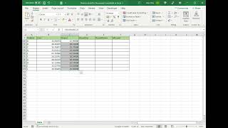 How to round to the nearest hundredth in Excel