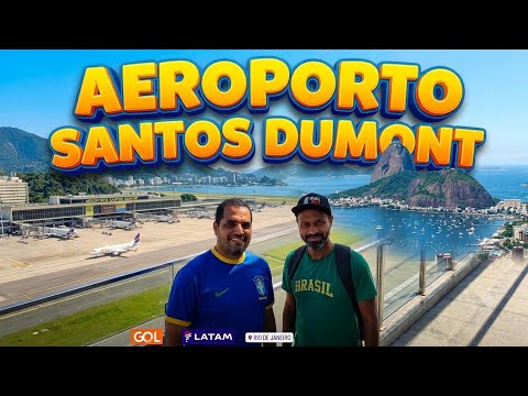 MINHA PRIMEIRA VEZ NO AEROPORTO SANTOS DUMONT NO RIO DE JANEIRO 