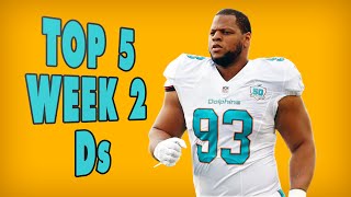 Top 5 NFL Week 2 Daily Fantasy Defenses