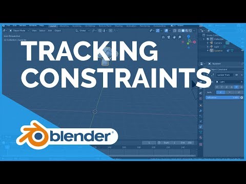 Tracking Constraints - Blender 2.80 Fundamentals