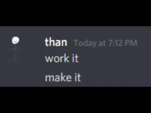 discord harder better faster stronger meme