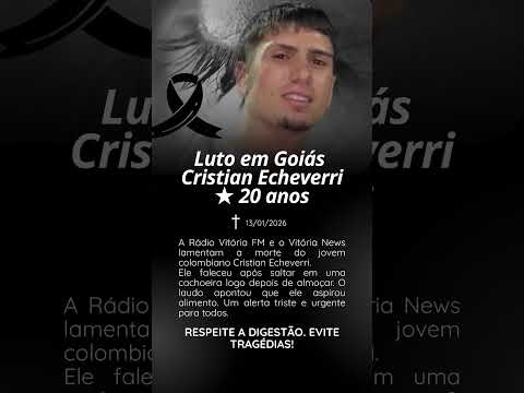 LUTO em Goiás Cristian Echeverri 20 Anos