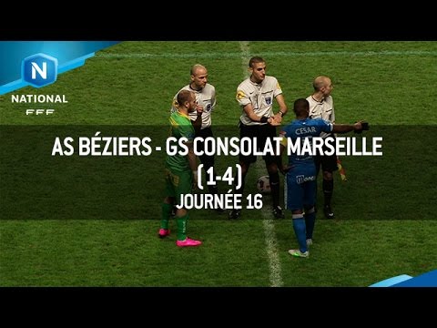 J16 : AS Béziers - GS Consolat Marseille (1-4), le résumé