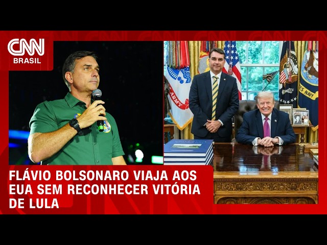 O que aconteceu com Flávio Bolsonaro? Entenda como o ex-candidato saiu do Brasil | BASTIDORES CNN
