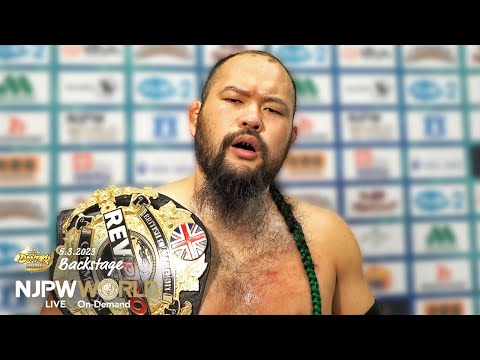 #njDONTAKU 2nd Match Backstage 5/3/23 (with Subtitles)｜レスリングどんたく2023 第2試合 Backstage