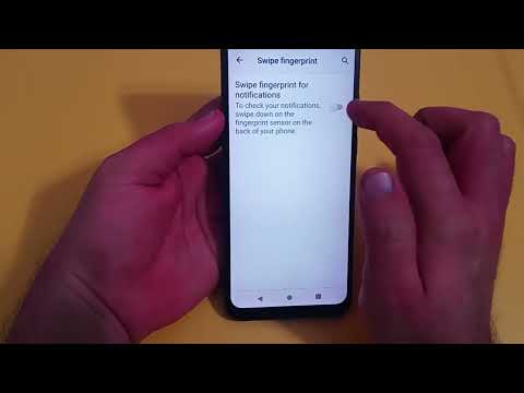 how to use swipe fingerprint for notification in LG k42, LG mobile mein swipe fingerprint for notifi