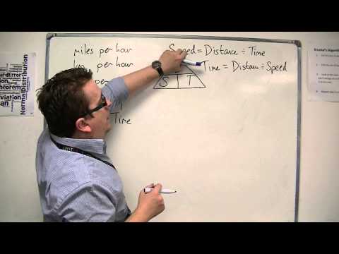GCSE Maths from Scratch 7.07 Speed, Distance, Time