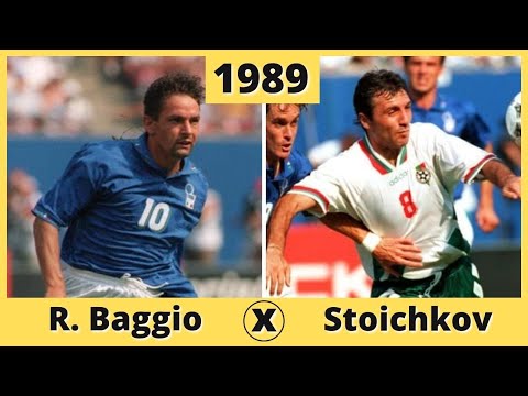 Roberto Baggio vs Hristo Stoichkov ● Italy x Bulgaria 1989