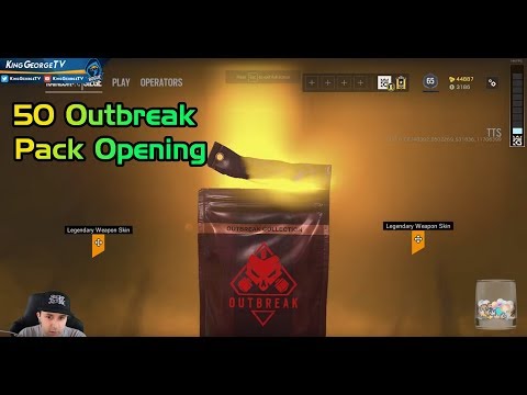 Opening All 50 Operation Outbreak Packs | Rainbow Six Siege