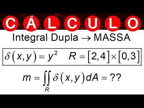 INTEGRAL DUPLA 💥 APLICAÇÕES: DENSIDADE de MASSA em REGIÃO RETANGULAR #exercícios #cálculo2 #cálculo3