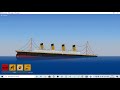 Sinking The Titanic In Sinking Simulator