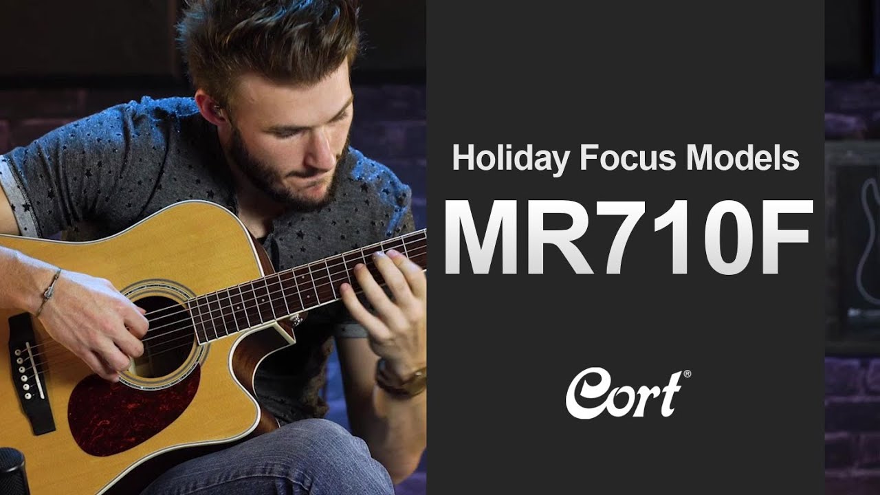 Cort MR710F Acoustic Electric Guitar w/Gig Bag