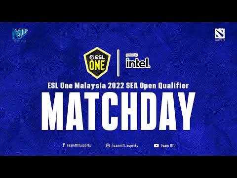 Team M11 Vs Nigma Galaxy SEA | ESL One Malaysia 2022 SEA Open Qualifier #2 | Cast by @Chocokresna