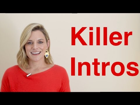 How to Start your Presentation: 4 Step Formula for a Killer Intro