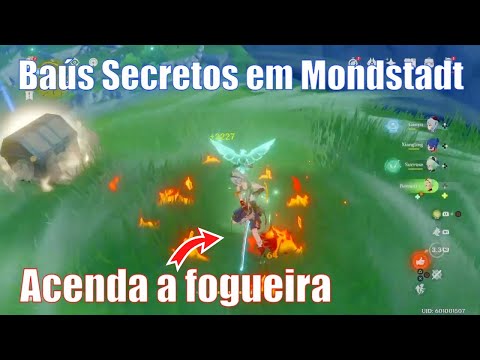 Dicas de Onde Encontrar 3 Baús Secretos em Mondstadt - Segredos de GENSHIN IMPACT