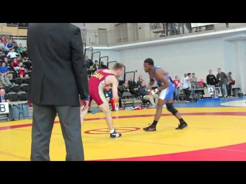 2013 Senior National Championships: 66 kg Brad Trimble vs. Haislan Garcia