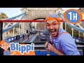 The Red Double Decker London Bus Blippi Wheels On The BUS Songs Nursery Rhymes For Kids