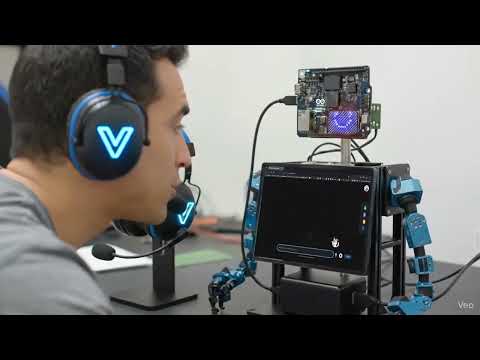 ARDUINO UNO Q PROJECT | Man and Robot Chat | Concept Demo Full