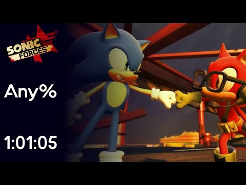 Sonic Forces - Any% Speedrun - 1:01:05