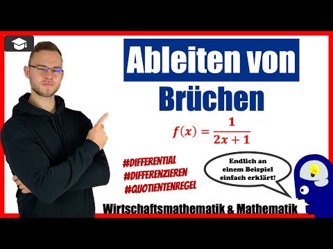Ableiten von Brüchen - Ableitungsregeln für Brüche an einem Beispiel erklärt