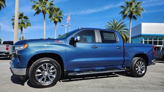 2024 Chevrolet Silverado, LT, Z71, 4x4, Crew Cab, Lakeshore Blue en Español